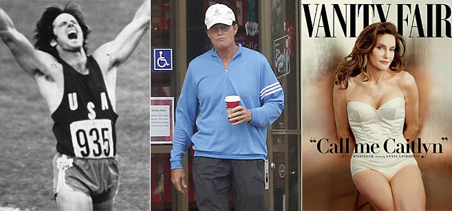 Jenner, en Montreal en el 76, el pasado diciembre y en la portada de VF
