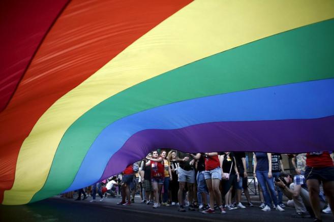 Marcha del orgullo gay en Atenas, Grecia