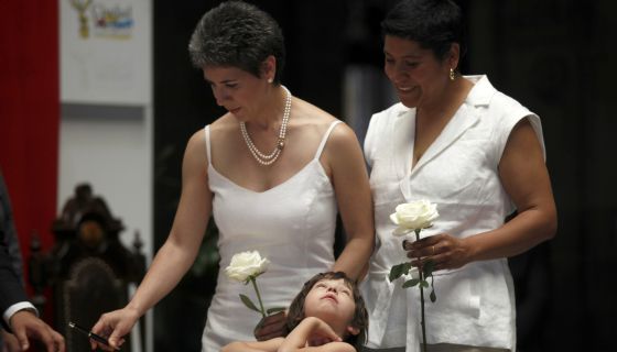 Una de las primeras bodas gais en México DF en 2010