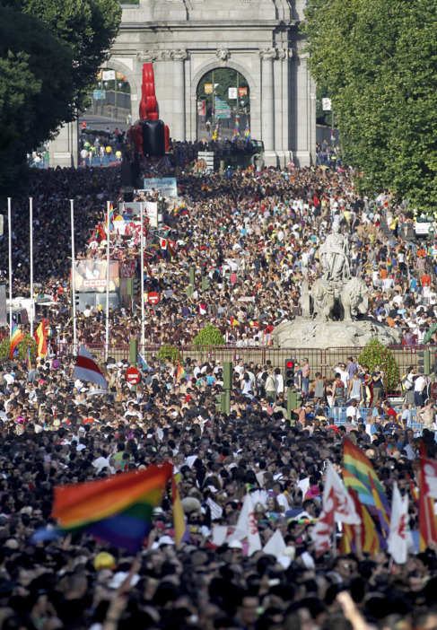 Imagen del desfile del Orgullo de una edición pasada