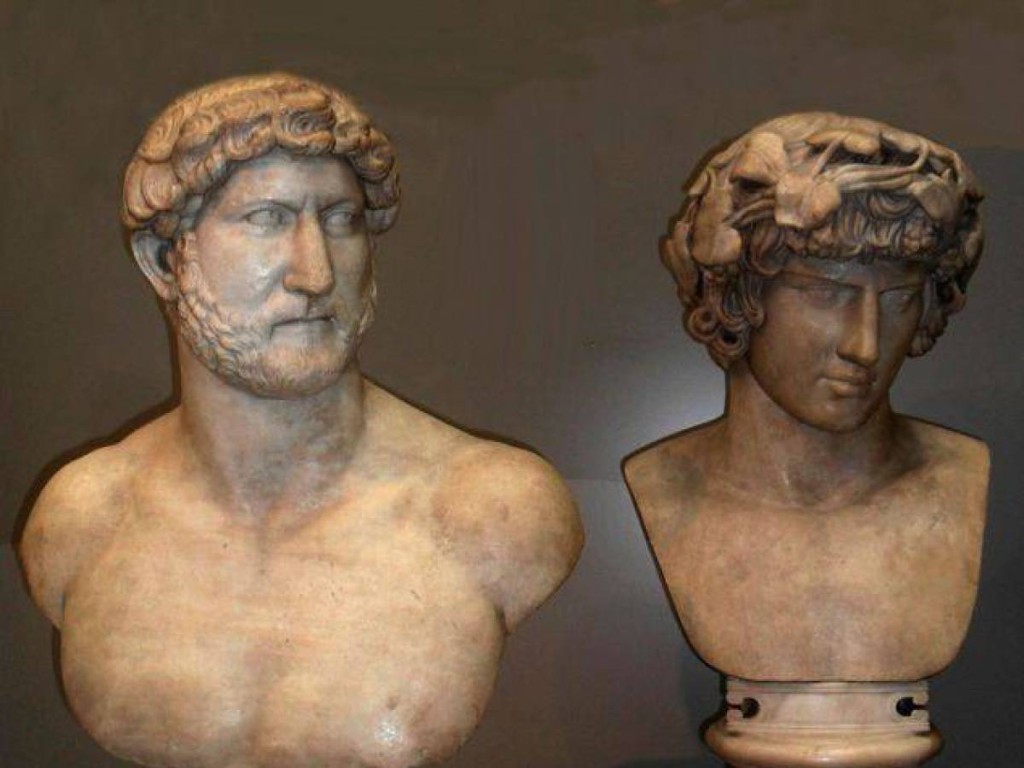 The Emperor Hadrian And Antinous Pius