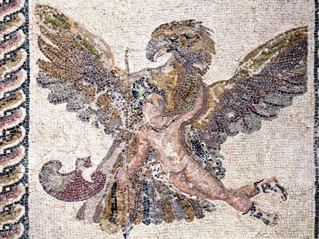 The God Zeus And Youth Ganymede