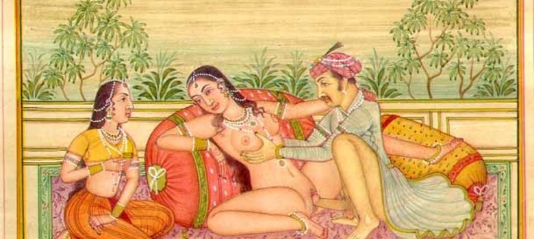 Ilustración perteneciente a una edición del Kama Sutra del siglo XIX.