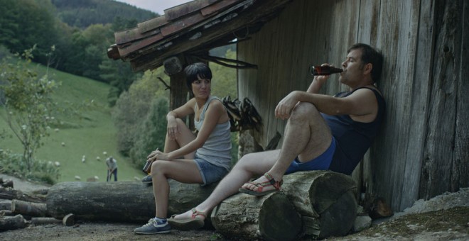 Un instante de 'Amama', la nueva película del director vasco Asier Altuna.