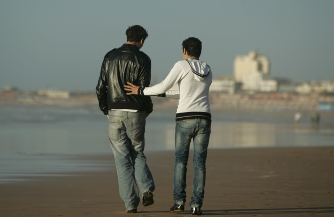 Dos homosexuales en Marruecos