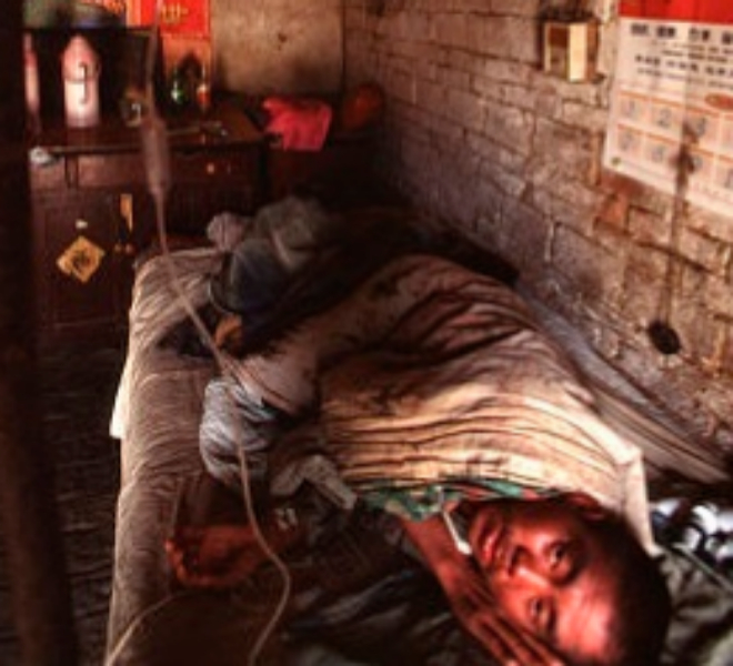 En las aldeas chinas del sida