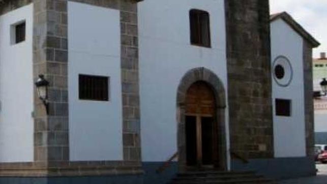 Entrada a una iglesia en Tejina, en el municipio tinerfeño de La Laguna