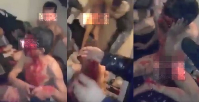 Imágenes del vídeo de la agresión a dos gays en Marruecos