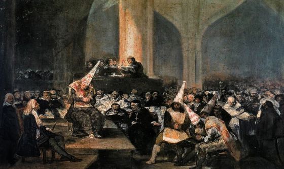 'Auto de fe de la Inquisición', óleo de Francisco de Goya de la Academia de Bellas Artes.