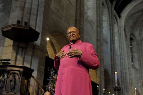 El arzobispo sudafricano y Premio Nobel de la Paz, Desmond Tutu.