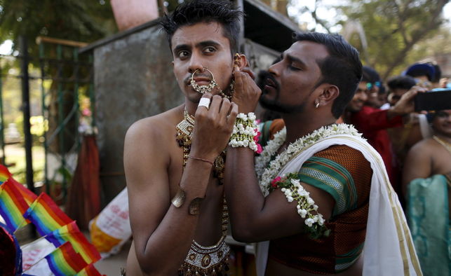 Celebración del Día del Orgullo en Mumbai, India
